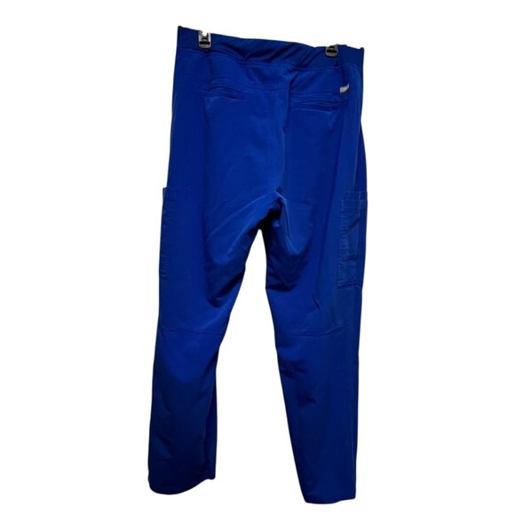 Figs Axim Cargo Scrub Pants XL Royal Blue Technical Collection Pockets - Picture 2 of 9